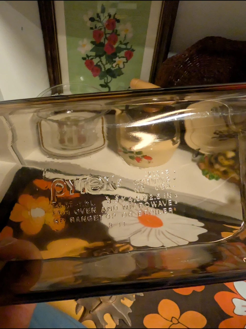 Pyrex Visions Loaf Pan Vintage Amber